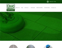 Tablet Screenshot of cleangroutnw.com